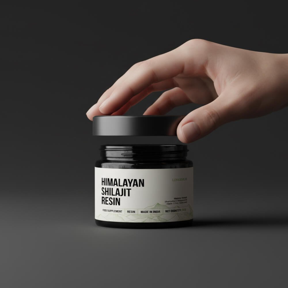 Purified Himalayan shilajit mineral resin